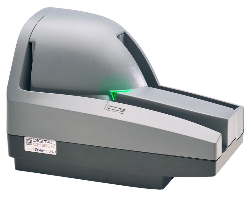 Digital Check TellerScan TS240-50 DPM w/ Inkjet | 2 Year AUE Warranty Included